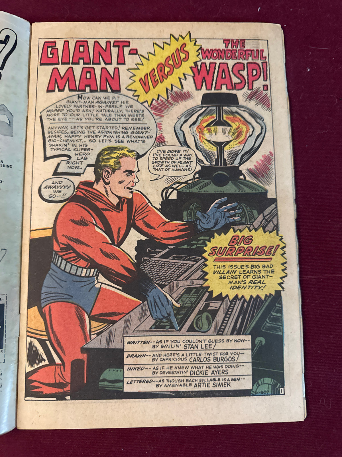 Tales to Astonish #62 (Dec 1964)